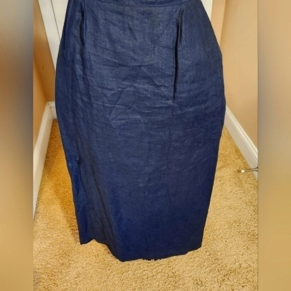 McClures Made In The USA Long Maxi Skirt 8 Coastal Modest Gma Pencil Trend VTG